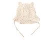 Immagine di Wooly Organic cappello da sole in mussola GOTS ecru with blue flowers tg 42/44