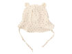Immagine di Wooly Organic cappello da sole in mussola GOTS ecru with blue flowers tg 44/48 - Cappelli