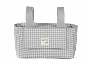 Immagine di Walking Mum borsa organizzatrice I Love Vichy grigio - Borse e organizer