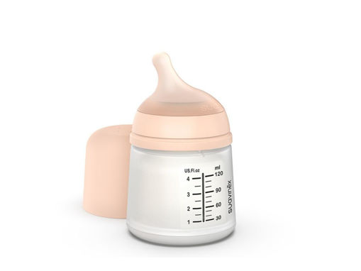 Immagine di Suavinex biberon ZERØ.ZERØ 120 ml flusso adattabile - Biberon
