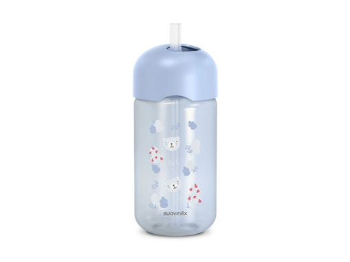 Immagine di Suavinex tazza con cannuccia Wild&Free 340 ml azzurro - Tazze e bicchieri
