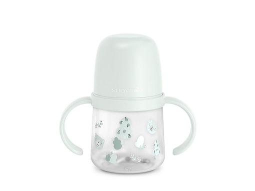 Immagine di Suavinex biberon antigoccia con manici Wild&Free 150 ml verde - Biberon