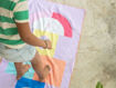 Immagine di Quut asciugamano da spiaggia/piscina 140x70 cm hopscotch