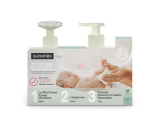 Immagine di Suavinex set 3 passaggi per il cambio del pannolino - Creme bambini