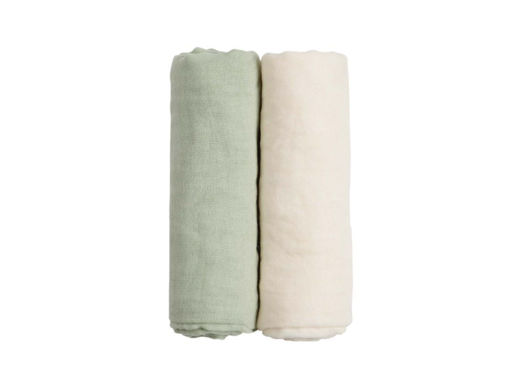 Immagine di Koala Babycare mussole soft touch 80x80 bamboo Matcha-Milk - Corredino nanna