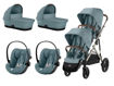 Immagine di Cybex trio gemellare Gazelle S tpe-stormy blue - Passeggini gemellari