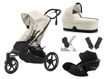 Immagine di Cybex trio Avi Spin con Cloud G3 seashell beige - Passeggini trio