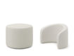 Immagine di Erbesi pouf + schienale bianco