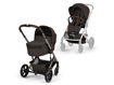 Immagine di Cybex duo Balios S Lux con navicella richiudibile tpe-chocolate brown - Passeggini duo