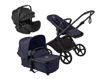 Immagine di Bugaboo Trio Cub black-deep indigo - Passeggini trio