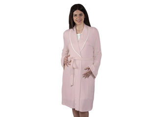 Immagine di Premamy vestaglia a manica lunga in jersey cipria tg S - Intimo e notte mamma