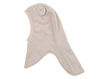 Immagine di Wooly Organic balaclava con orecchie pile di cotone light taupe tg 50-52 - Cappelli