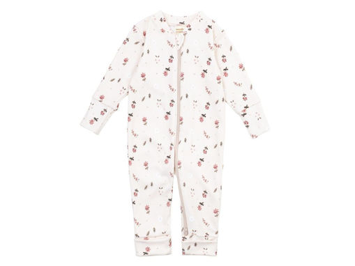 Immagine di Wooly organic tutina con cerniera nordic flora tg 68-74 - Tutine