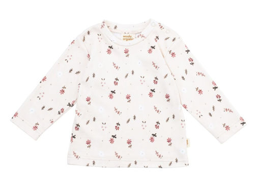 Immagine di Wooly Organic maglia manica lunga GOTS nordic flora tg 62-68 - Maglie