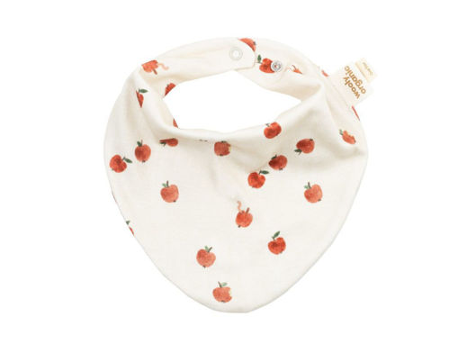 Immagine di Wooly Organic bavaglino GOTS pick a apple - Bavaglini Neonato