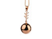 Immagine di Pregnancy Jewel Bola chiama angeli oro rosa con foglia - Accessori moda