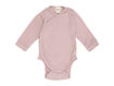 Immagine di Wooly Organic body incrociato in lyocell/lana pink sand tg 56-62 - Body neonato