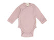 Immagine di Wooly Organic body incrociato in lyocell/lana pink sand tg 62-68 - Body neonato