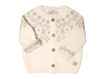 Immagine di Maglificio di Verona giacchina jacquard unisex 045657-LC1414 latte pietra beige tg 9 mesi - Maglie