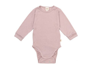Immagine di Wooly Organic body in lyocell/lana pink sand tg 74/80 - Body neonato