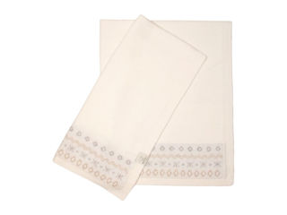 Immagine di Maglificio di Verona copertina jacquard unisex 045658-LC1414 latte pietra beige tg cm 80x100 - Corredino nanna