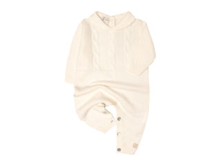 Immagine di Maglificio di Verona tutina trecce unisex 045669-LC1363 pietra tg 1 mese - Tutine