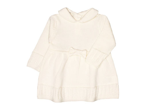 Immagine di Maglificio di Verona vestitino fiocchetto femmina 045641-L1350 latte tg 1 mese - Vestiti