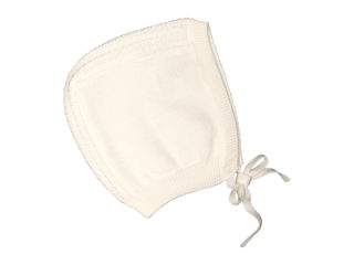 Immagine di Maglificio di Verona cuffietta punzonata femmina 045642-L1350 latte tg 0-3 mesi - Cappelli
