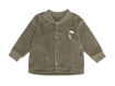 Immagine di Wooly Organic giacca con ricamo GOTS khaki tg 62/68 - Capi spalla