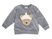 Immagine di Wooly Organic felpa ricamata GOTS night owl tg 74/80 - Maglie