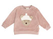 Immagine di Wooly Organic felpa ricamata GOTS rosewood tg 80/86 - Maglie