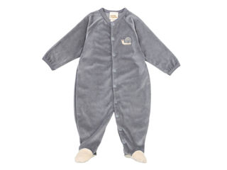 Immagine di Wooly tutina con ricamo GOTS night owl tg 50-56 - Tutine