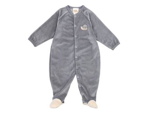 Immagine di Wooly tutina con ricamo GOTS night owl tg 50-56 - Tutine