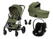 Immagine di Cybex trio Balios S Lux con navicella richiudibile tpe-moss green - Passeggini trio