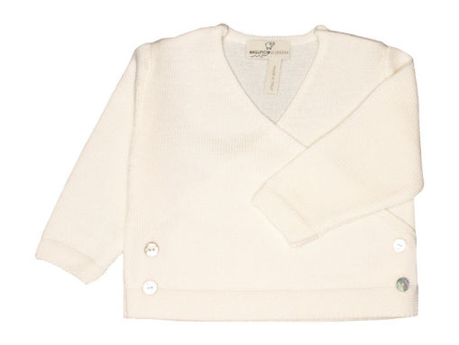 Immagine di Maglificio di Verona scaldacuore femmina 045639-L1350 latte tg 1 mese - Maglie