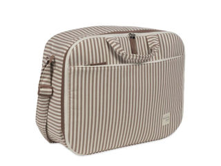 Immagine di Walking Mum valigia Praliné stripes moka - Zainetti e valigie