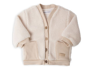 Immagine di Bamboom cardigan teddy con tasche warm white tg 12-18 mesi - Maglie