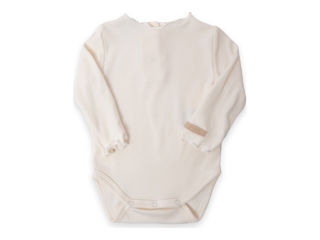 Immagine di Bamboom shirt bimba maniche lunghe natural white tg 6 mesi