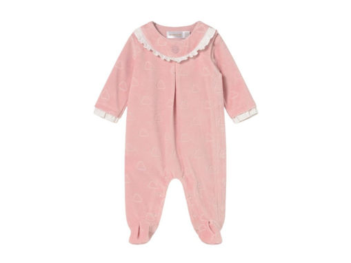 Immagine di Mayoral tutina elegante velluto rosa baby tg 0-1 mesi