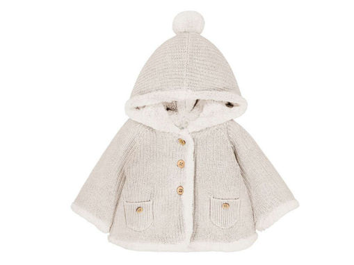 Immagine di Mayoral cardigan pompon latte melange tg 4-6 mesi - Tute da neve