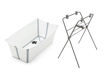 Immagine di Stokke bundle vaschetta pieghevole Flexi Bath + supporto bianco
