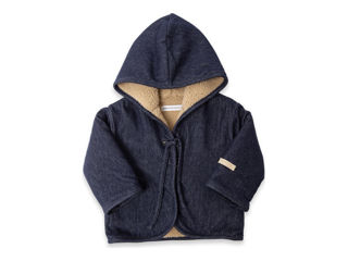 Immagine di Bamboom giacca con cappuccio jeans blu tg 9-12 mesi - Capi spalla