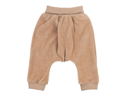 Immagine di Wooly Organic pantaloni GOTS stucco tg 62-68 - Pantaloni
