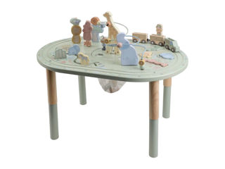 Immagine di Little Dutch tavolino multi attività XL safari friends - Tavoli da gioco per bambini