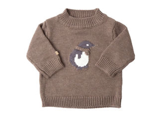 Bamboom maglia Knitted Pinguino light chocolate