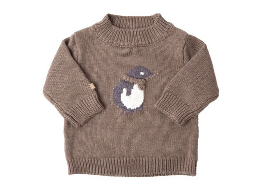 Bamboom maglia Knitted Pinguino light chocolate