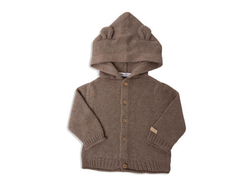 Bamboom cardigan con cappuccio Ash Brown 1265-442