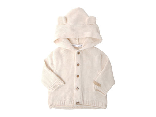 Bamboom cardigan con cappuccio Warm White 1265-128