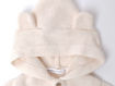 Dettaglio cappuccio cardigan Bamboom Warm White 1265-128