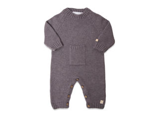 Bamboom tutina con colletto a maglia Night Blue 1264-517